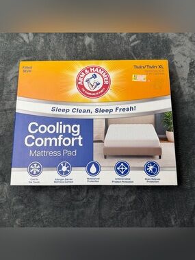 Arm & Hammer Cooling Comfort Mattress Pad - White (Twin/Twin XL)